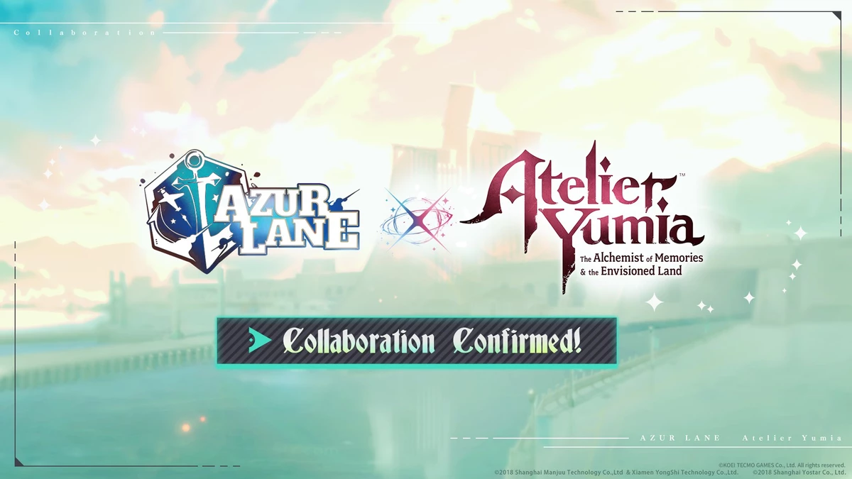 Azur Lane готовится к коллаборации с Atelier Yumia: The Alchemist of Memories & the Envisioned Land