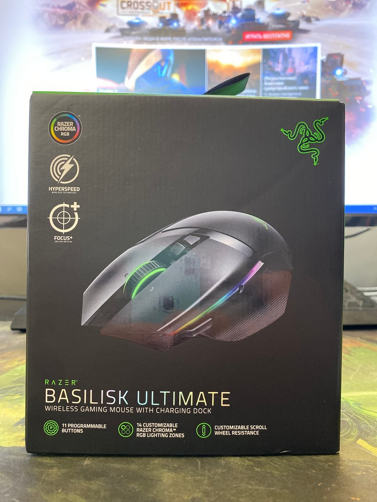 [Обзор] Basilisk Ultimate — топовая беспроводная игровая мышь от Razer