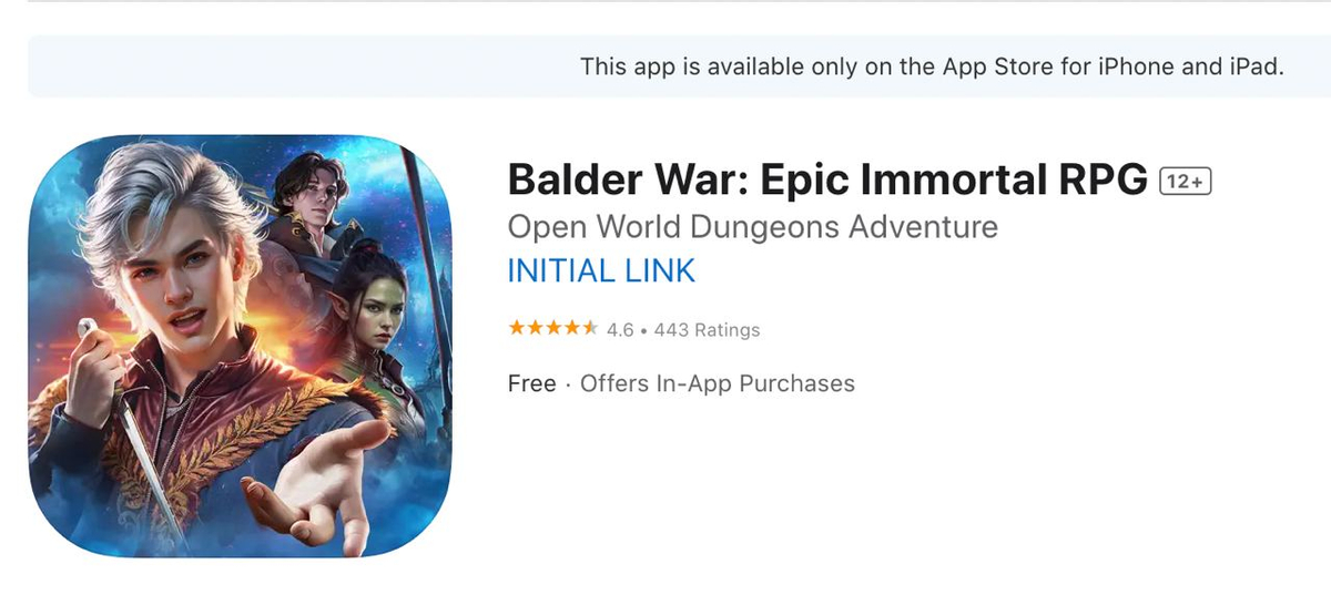 На iOS вышел мобильный плагиат хитовой RPG Baldur's Gate 3 — постарались китайцы