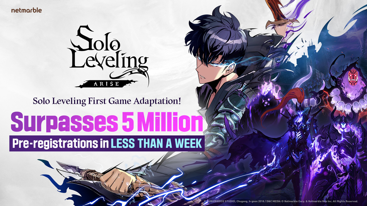 Solo Leveling: ARISE за неделю сумела привлечь 5 миллионов охотников