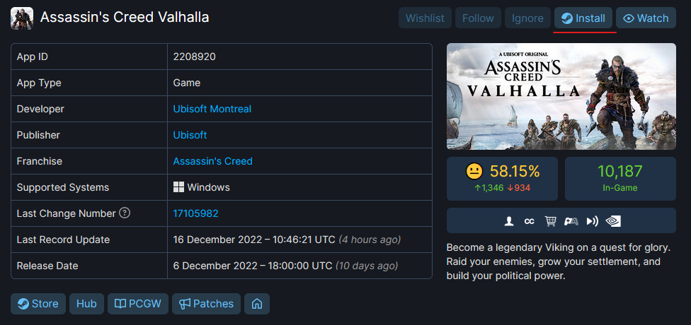 Assassin's Creed Valhalla стала временно бесплатной