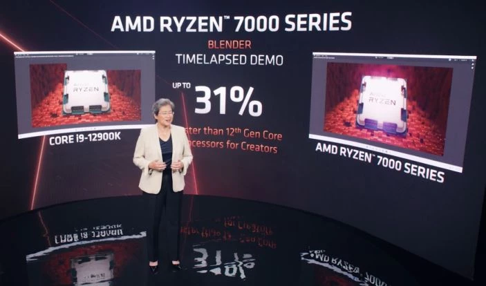 AMD показала Ryzen 7000. 5,5 ГГц буста, графика RDNA 2 и до 30% быстрее, чем Intel i9-12900K