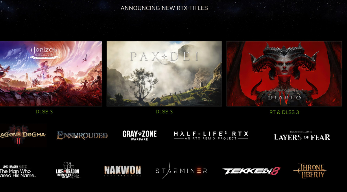 MMORPG Throne and Liberty, Tekken 8, Dragon’s Dogma 2 и другие игры вступают в клуб NVIDIA DLSS 3