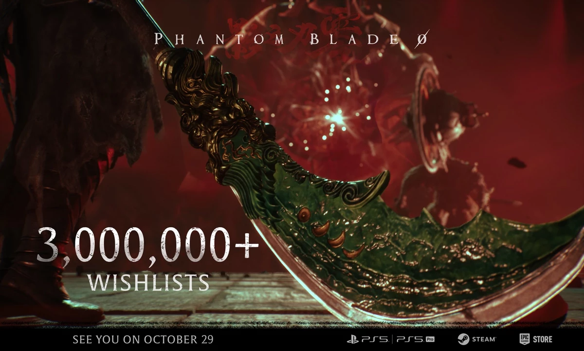 Impressive milestone: Action game Phantom Blade Zero reaches 3 million wishlist additions