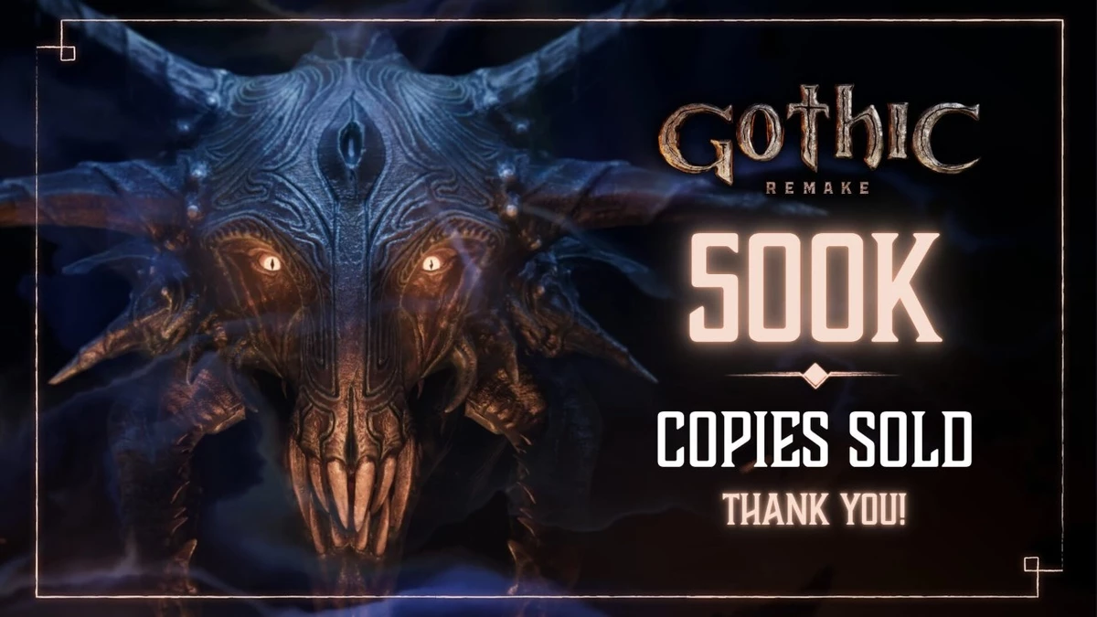 Ну как-то скромно: за неделю Gothic 1 Remake продалась тиражом в 500 тысяч копий Ну как-то скромно: за неделю Gothic 1 Remake продалась тиражом в 500 тысяч копий