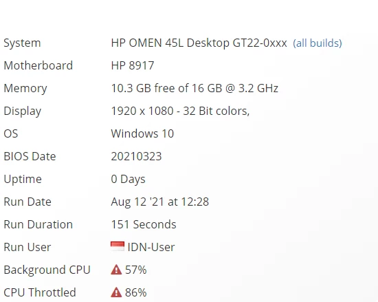 В базе данных UserBenchmark найден Intel Core i9-12900K с поддержкой памяти DDR4