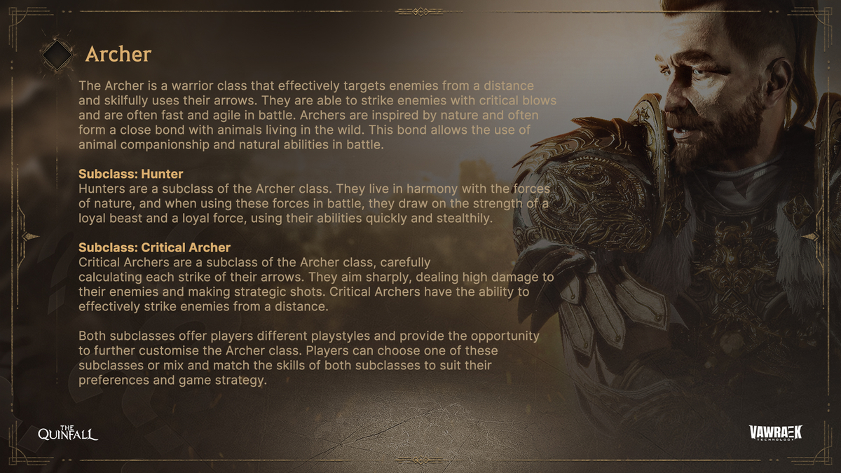 Разработчики MMORPG The Quinfall рассказали об архетипе «лучник»