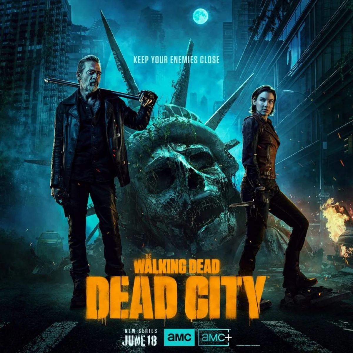 Ниган в Нью-Йорке — первый трейлер «Ходячих мертвецов: Мертвый город»