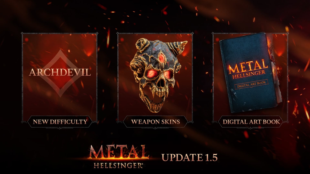 Ритм-шутер Metal: Hellsinger получил новый уровень сложности и стал доступен на PS4 и Xbox One