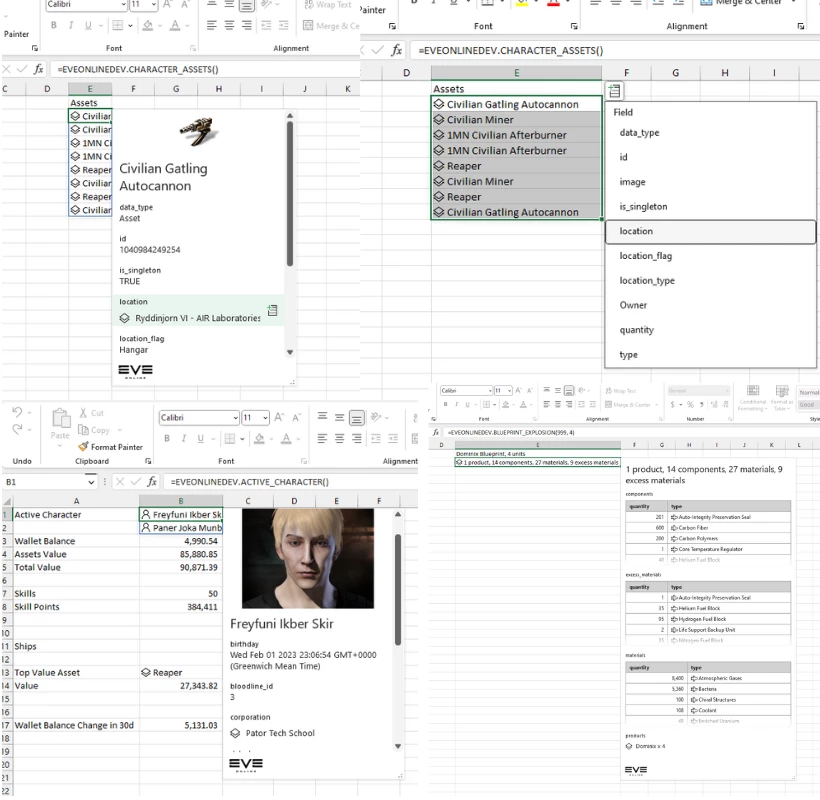 Игроки EVE Online могут записаться на бета-тест Excel-функционала Игроки EVE Online могут записаться на бета-тест Excel-функционала