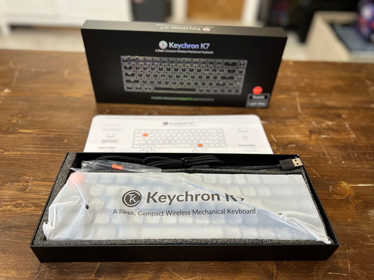 Обзор беспроводной механической ультратонкой клавиатуры Keychron K7