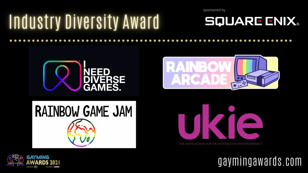 Объявлены номинанты на Gayming Awards. ЛГБТК-категории спонсируют EA, Xbox, PlayStation и Twitch