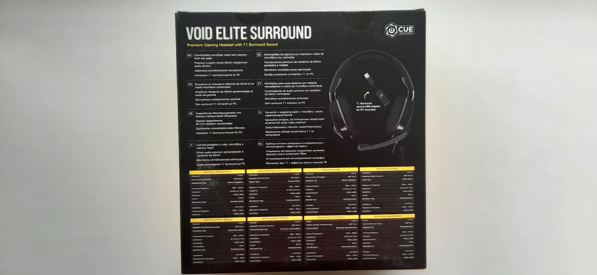 [Обзор] Corsair Void Elite Surround — мощно и недорого