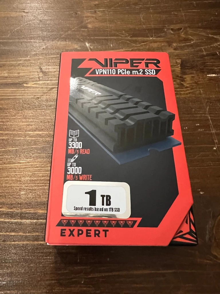 Твердотельный накопитель Patriot Memory Viper 1000 ГБ M.2 VPN110-1TBM28H