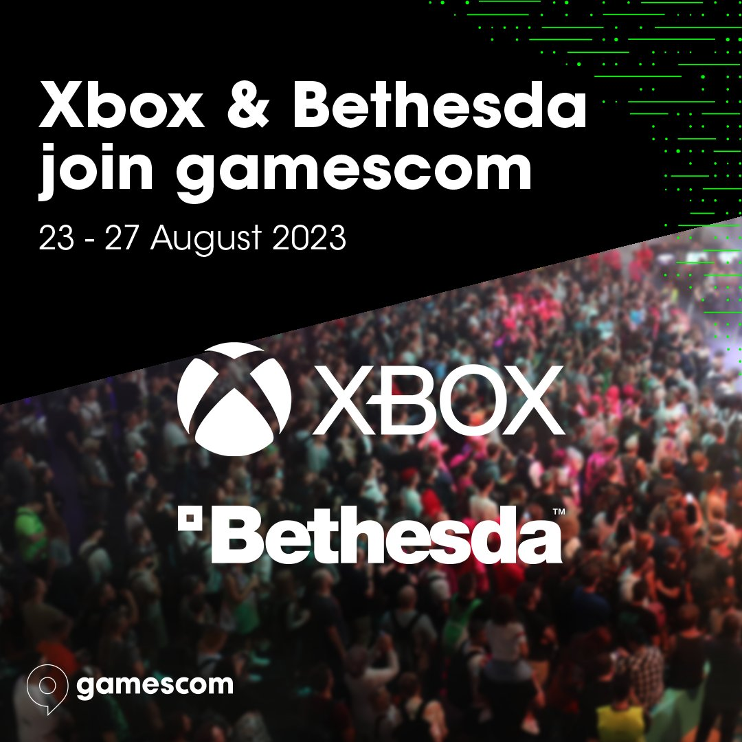 Xbox и Bethesda подтвердили участие в gamescom 2023