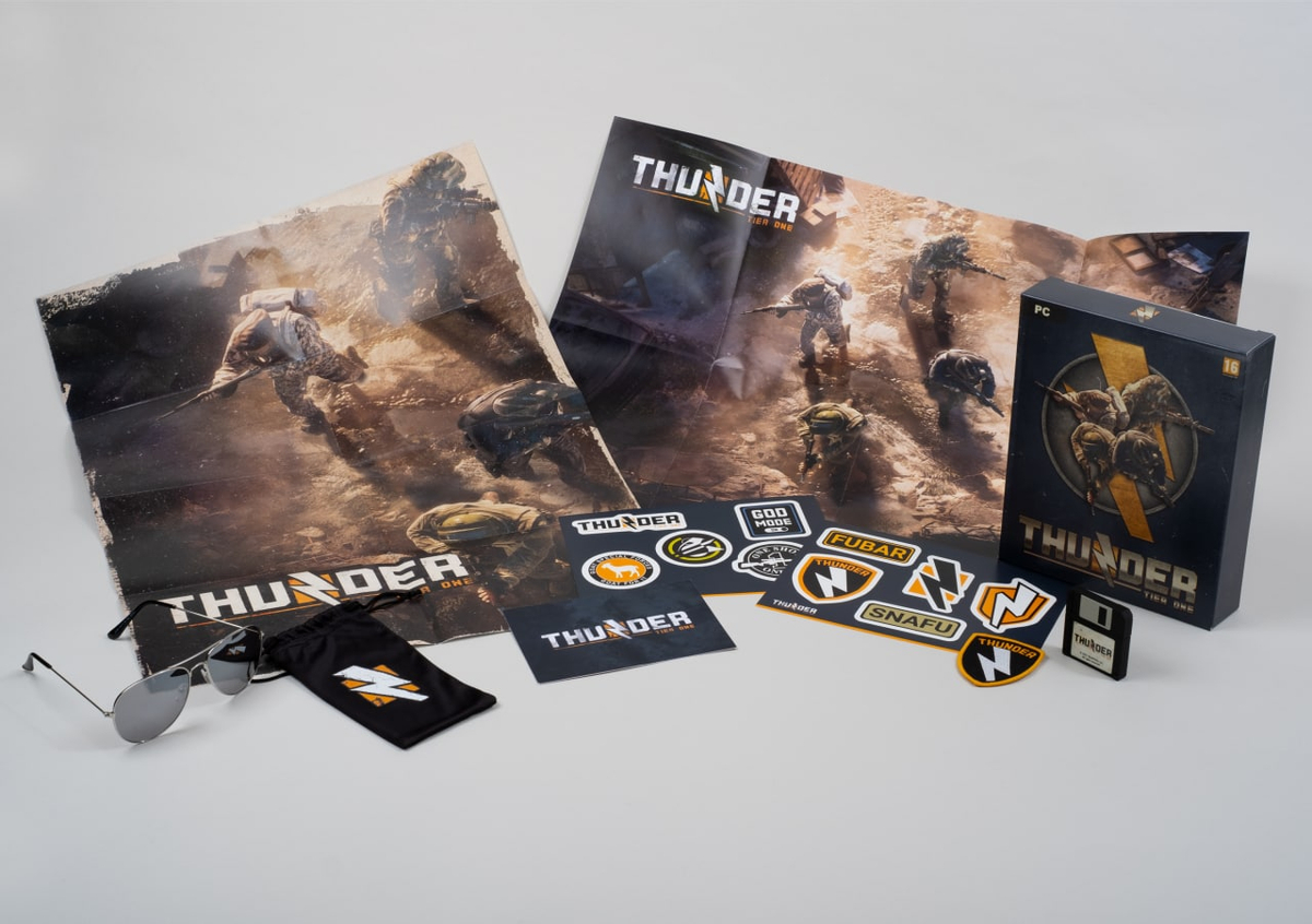 Розыгрыш наборов с мерчем по Thunder Tier One
