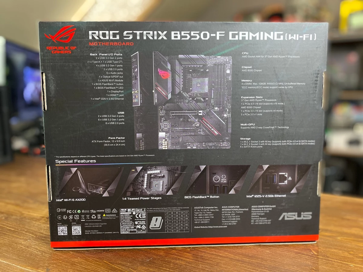 [Обзор] Материнская плата ASUS ROG STRIX B550-F Gaming Wi-Fi