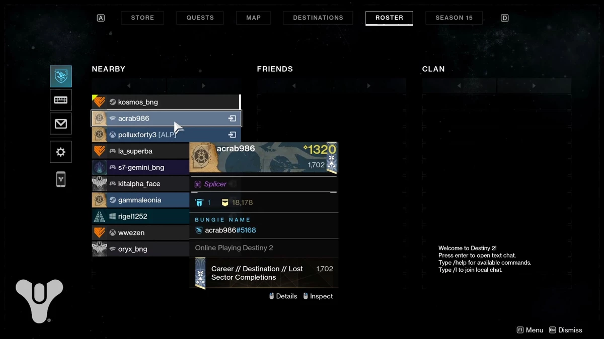 Destiny 2 - Подробности системы кроссплея 15 сезона