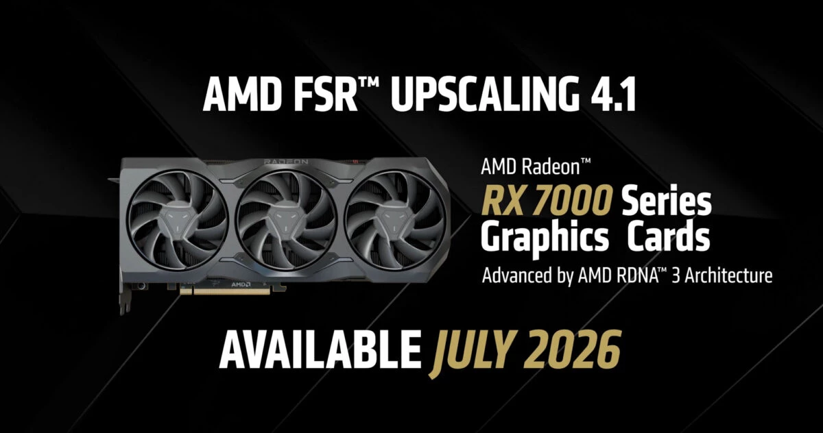 AMD FSR 4.1 официально выйдет для RX 7000 и RX 6000 AMD FSR 4.1 официально выйдет для RX 7000 и RX 6000