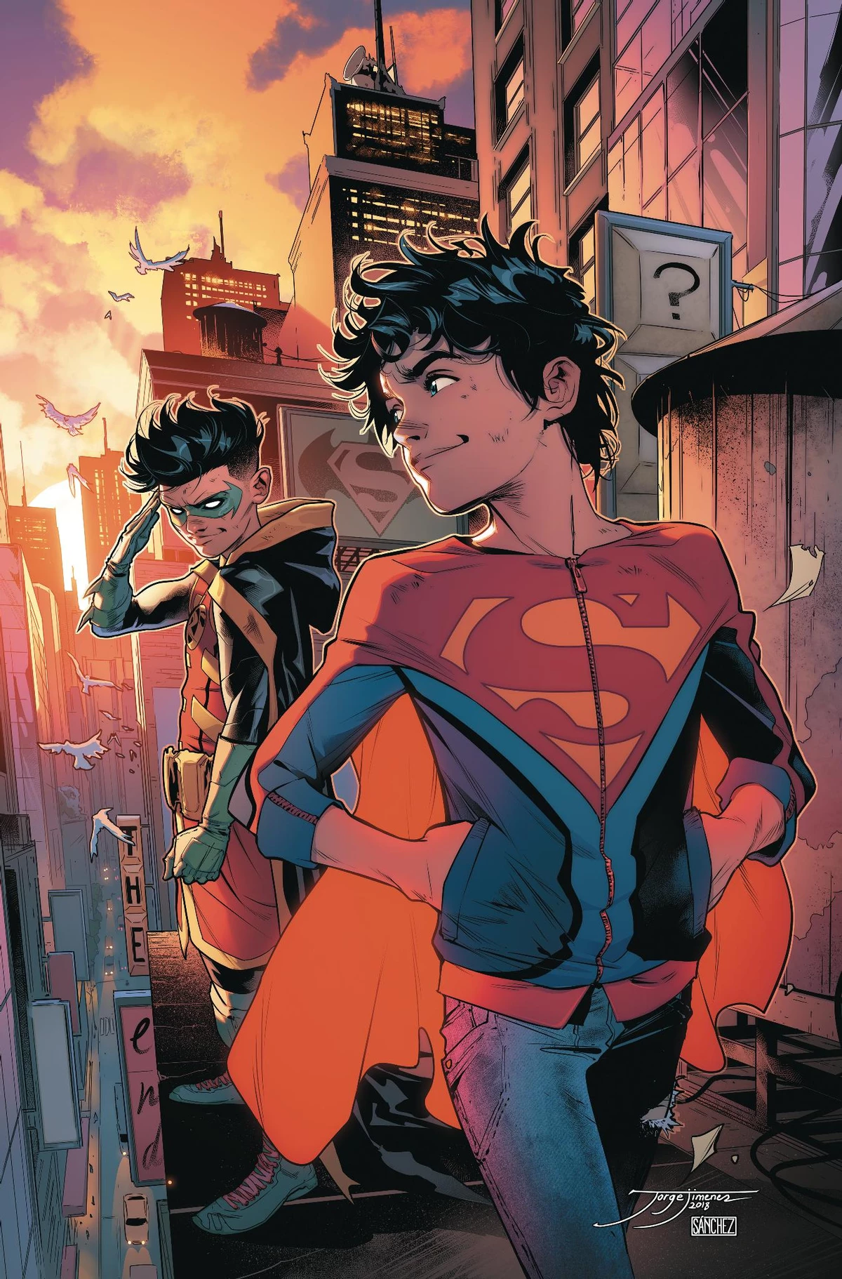 Арт — Jorge Jiménez и Alejandro Sánchez/Super Sons #16