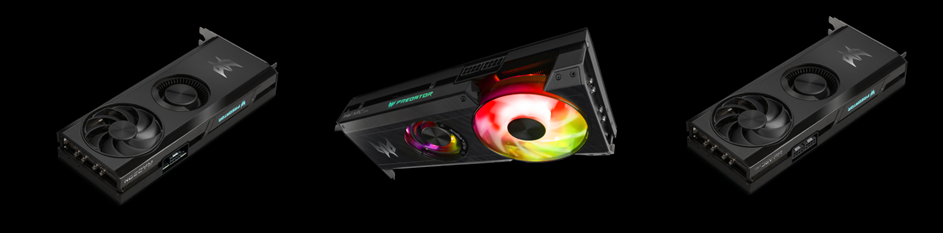  Встречайте новое поколение видеокарт Predator BiFrost на базе чипов Intel Arc A750, A770 и AMD Radeon RX 7600 с гибридным охлаждением