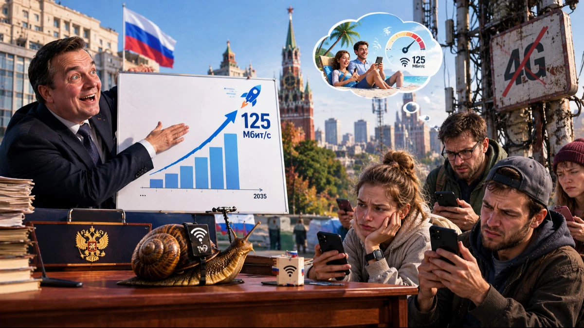 Минцифры России увеличить среднюю скорость мобильного интернета до 125 Мбит/с к 2035 году Минцифры России увеличить среднюю скорость мобильного интернета до 125 Мбит/с к 2035 году