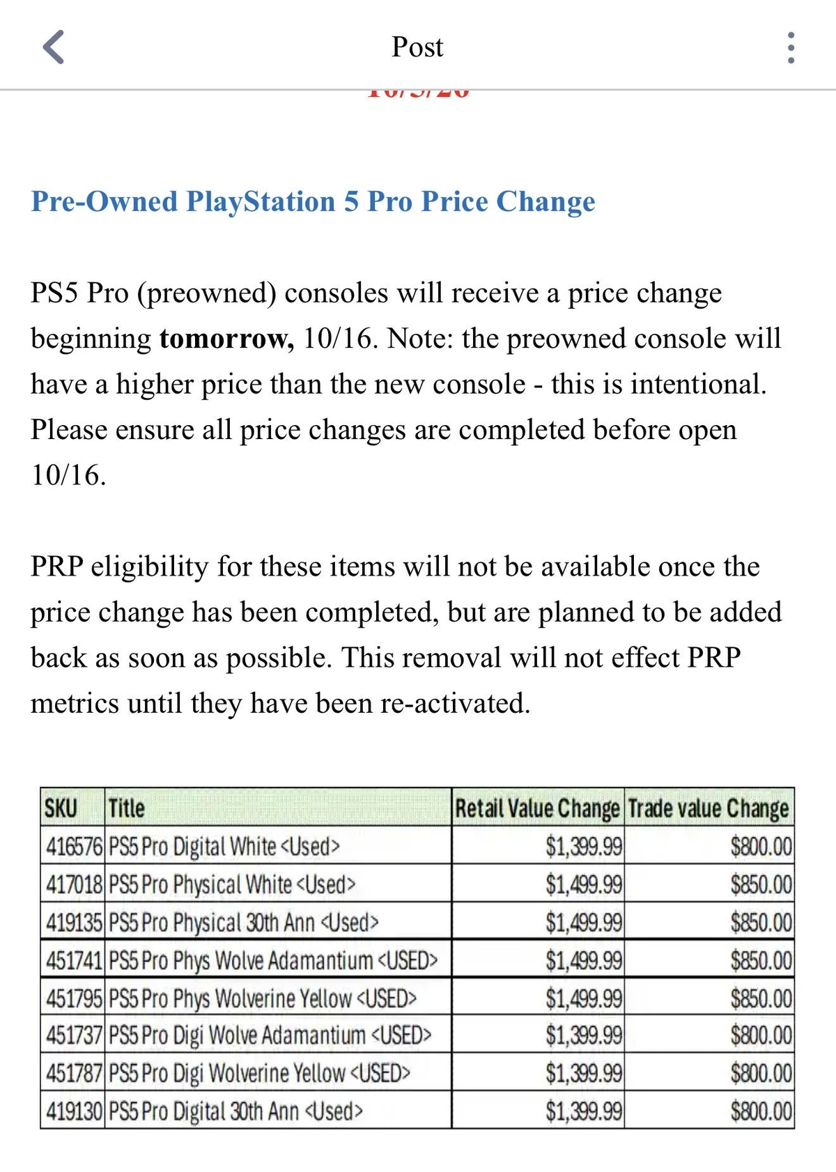 GameStop планирует продавать подержанные PlayStation 5 Pro по цене выше новых консолей из-за взлома версий со старыми прошивками GameStop планирует продавать подержанные PlayStation 5 Pro по цене выше новых консолей из-за взлома версий со старыми прошивками