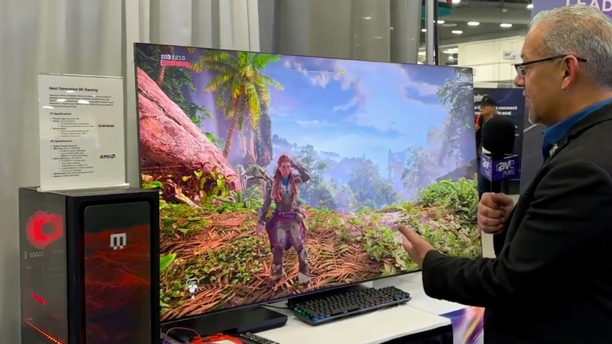 AMD и Samsung показали Horizon Forbidden West в 8K при 120 Гц AMD и Samsung показали Horizon Forbidden West в 8K при 120 Гц