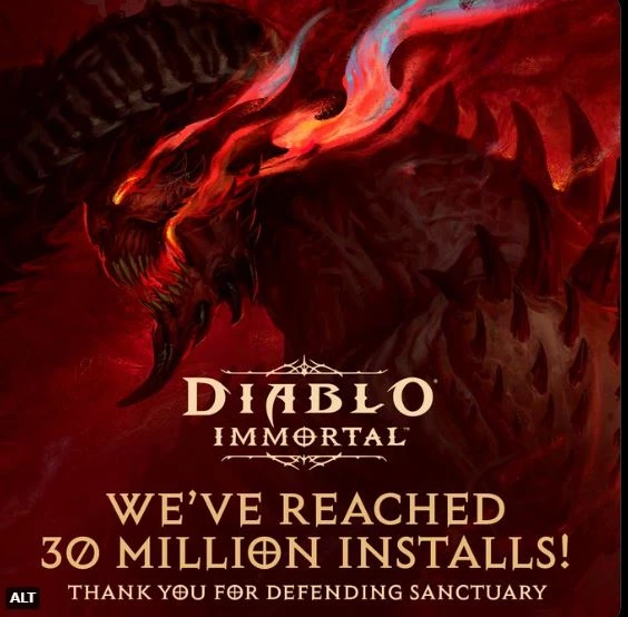 За неделю количество установок Diablo Immortal выросло с 20 до 30 млн