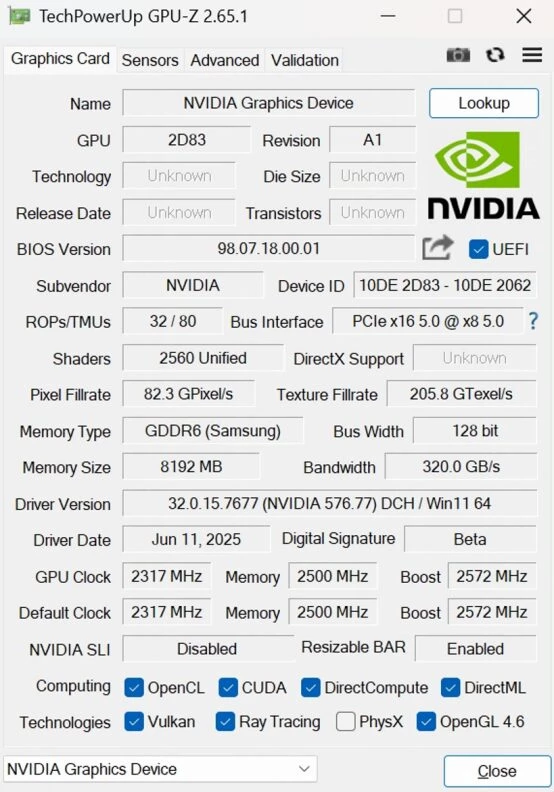 RTX 5050 близка к RTX 4060 в тестах Inno3D