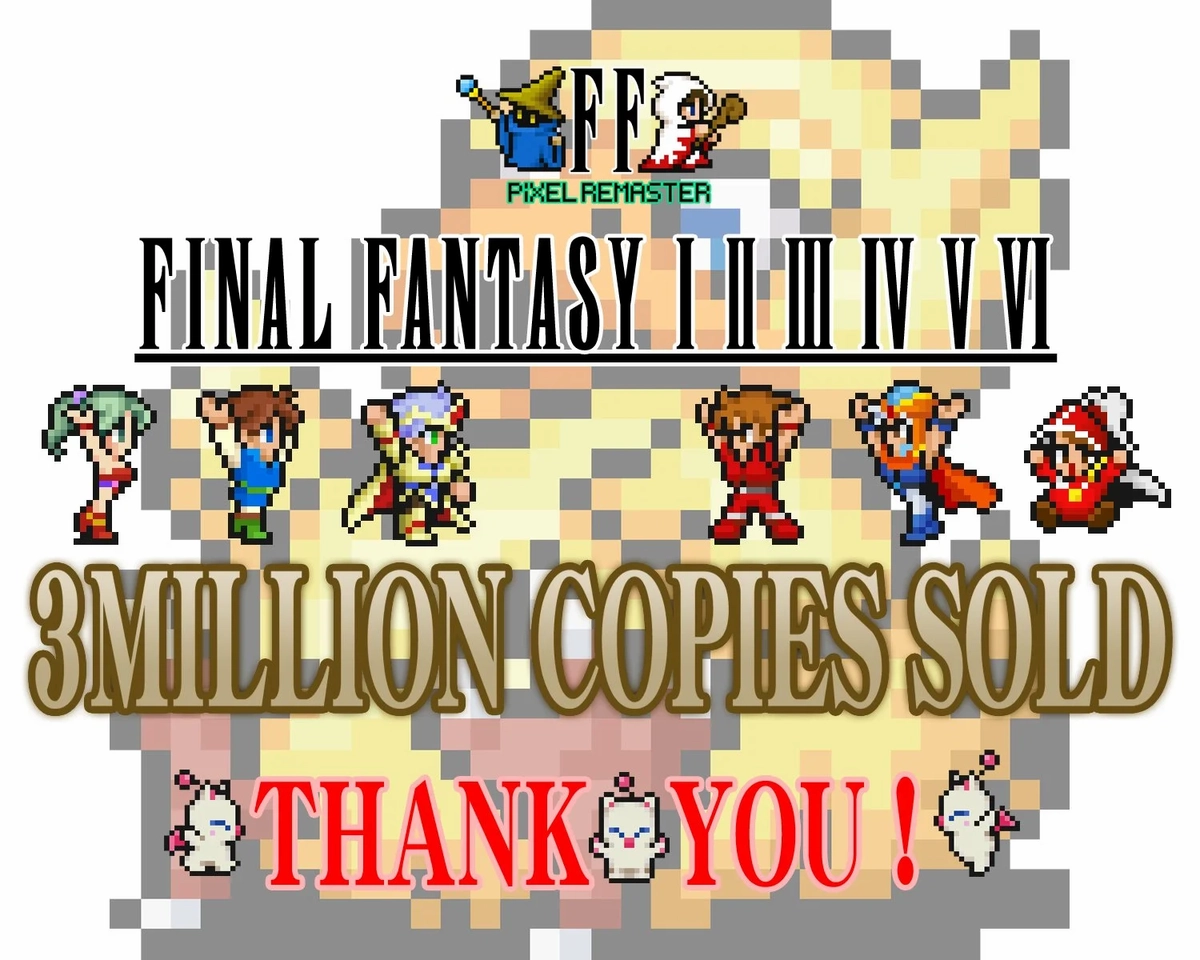 Классика все все еще нужна людям — Final Fantasy Pixel Remaster продалась более 3 миллионов раз