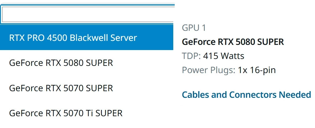 Seasonic раскрыла характеристики GeForce RTX 5080 SUPER Seasonic раскрыла характеристики GeForce RTX 5080 SUPER