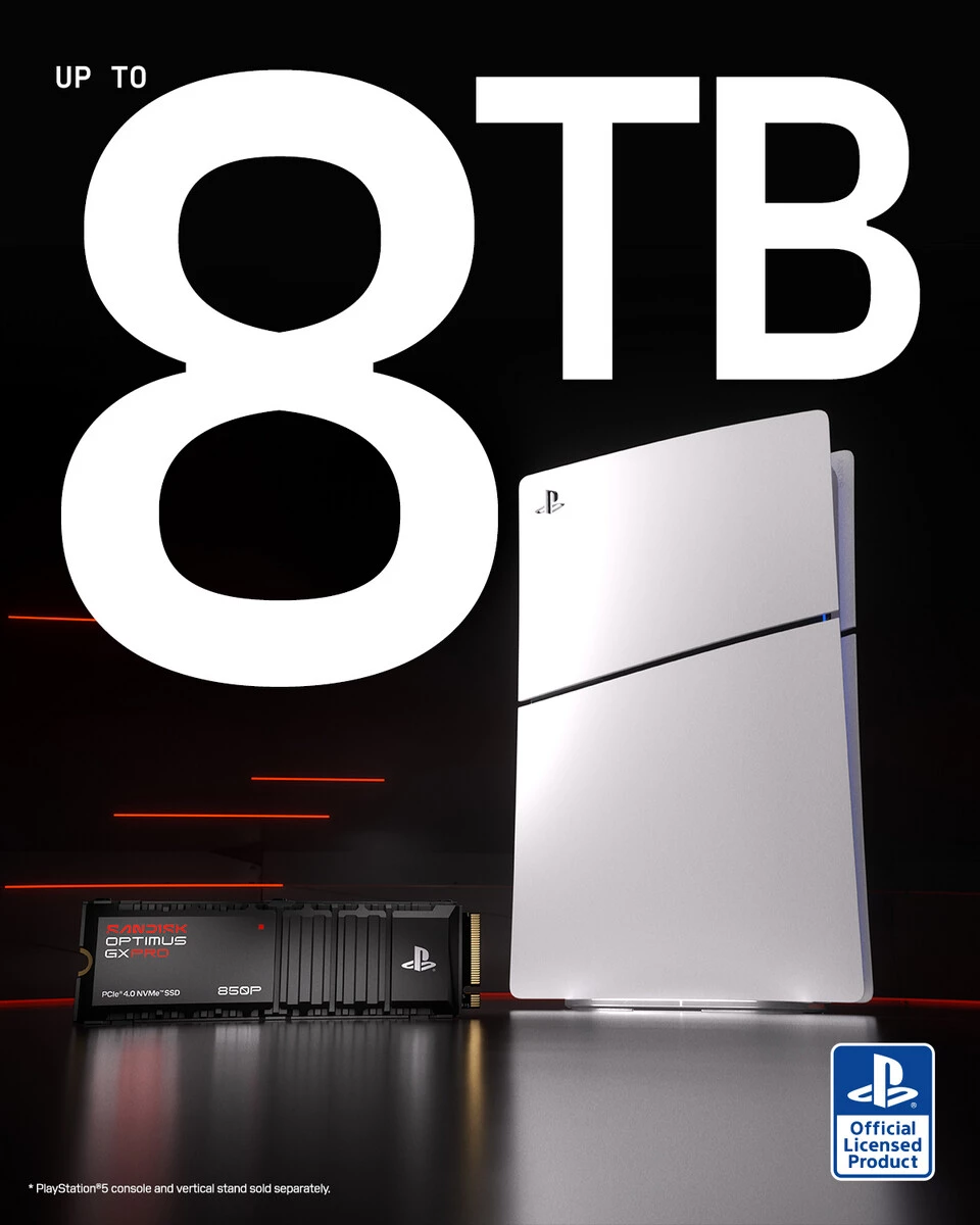 SanDisk юморит и представляет SSD на 8 ТБ для PlayStation 5 по цене 4,5 PS5 Digital SanDisk юморит и представляет SSD на 8 ТБ для PlayStation 5 по цене 4,5 PS5 Digital
