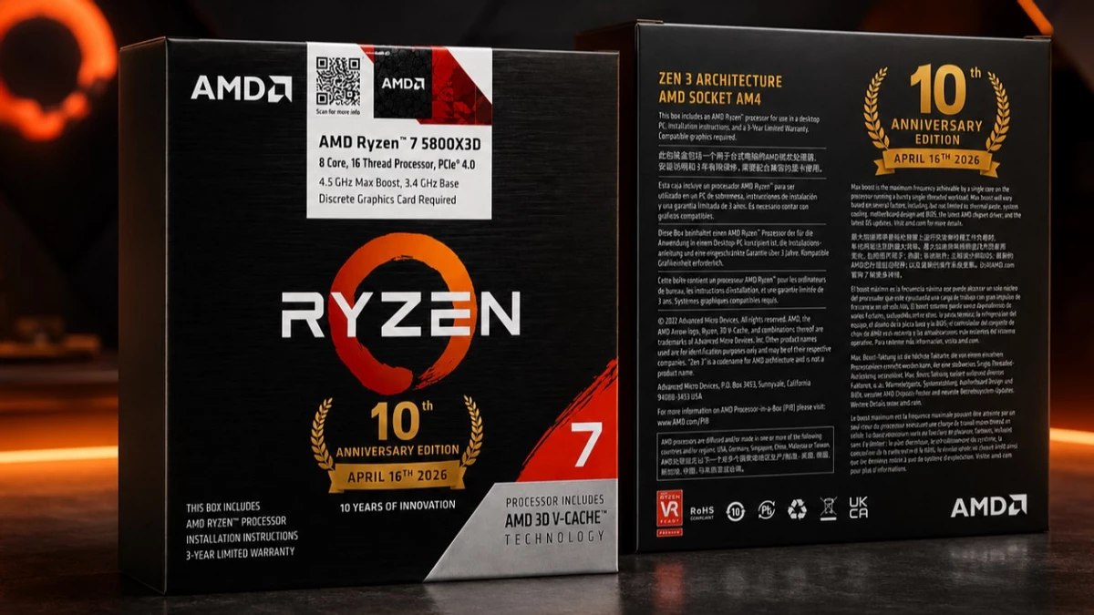 Сколько-сколько?! Культовый игровой процессор Ryzen 7 5800X3D снова появился в продаже за $310 Сколько-сколько?! Культовый игровой процессор Ryzen 7 5800X3D снова появился в продаже за $310