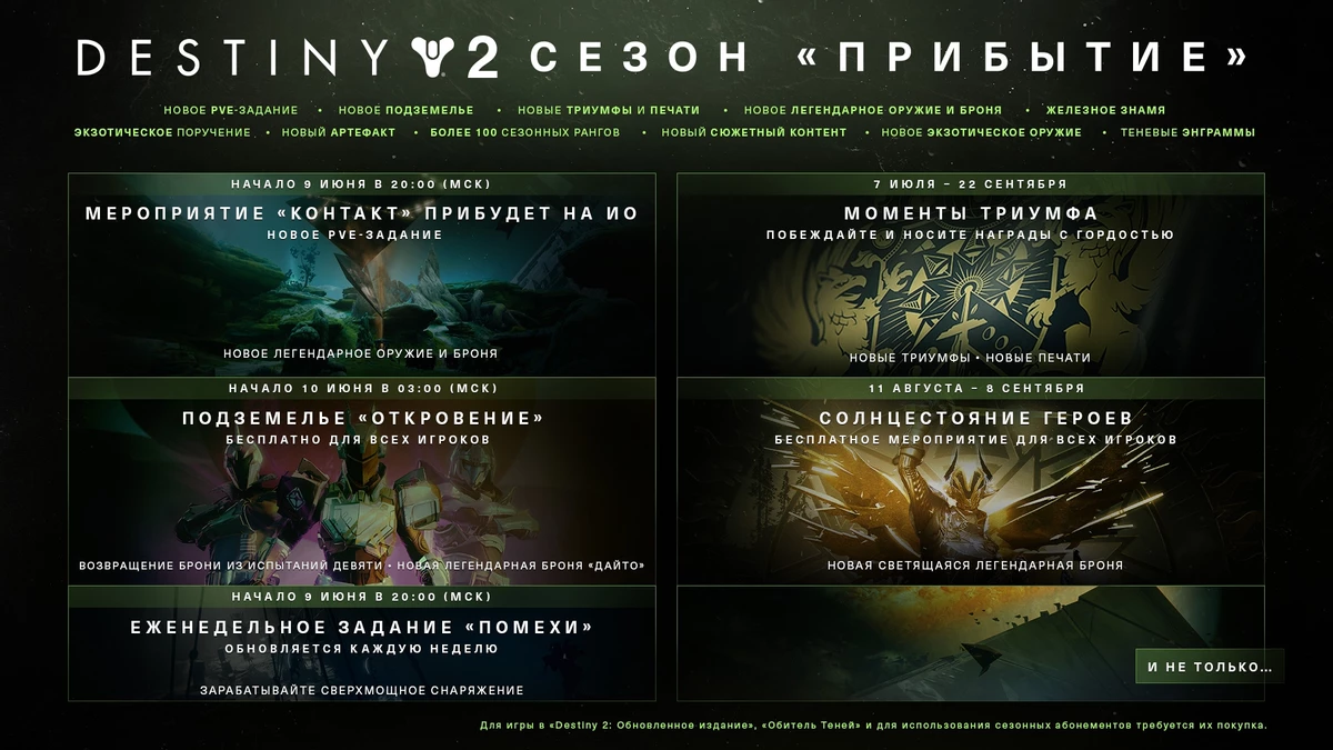 Destiny 2 - контент 11 сезона и первые впечатления Destiny 2 - контент 11 сезона и первые впечатления