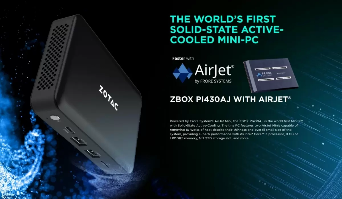 ZOTAC представила первый в мире ПК с ультразвуковой системой охлаждения