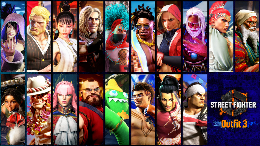 Разработчики Street Fighter 6 показали новые костюмы для бойцов