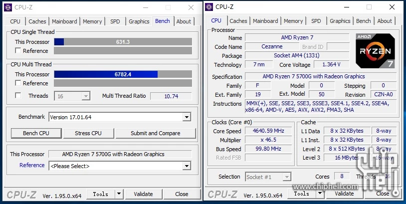 Бенчмарки финального образца процессора AMD Ryzen 7 5700G попали в сеть