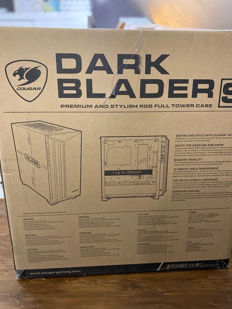 [Обзор] Корпус Cougar DarkBlader-S RGB с водяным охлаждением Cougar Liquid Cooling Aqua 360
