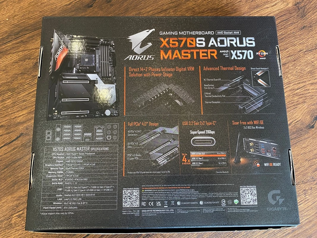 Обзор материнской платы от GIGABYTE, X570S AORUS MASTER