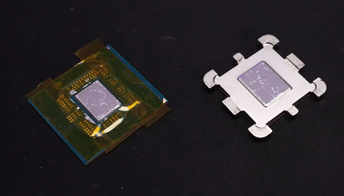 Жидкий металл под крышкой AMD Ryzen 8700G снимает до 25 градусов с его максимального нагрева