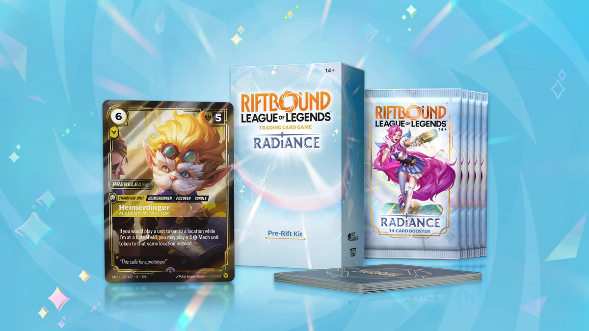 Riot Games has announced the fifth and final set of its tabletop card game Riftbound - the new product is called Radiance