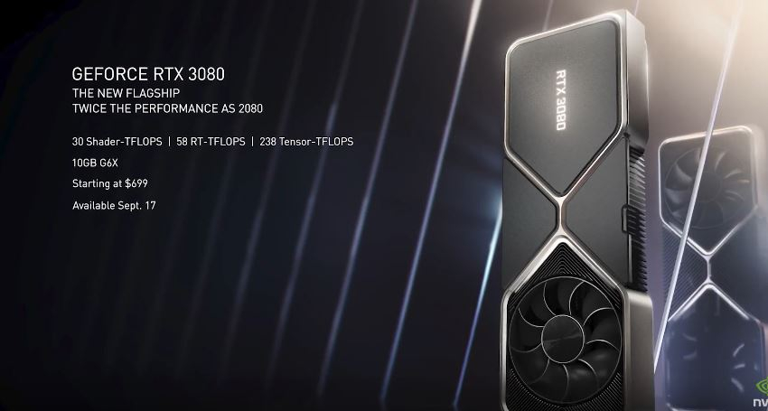 Новые видеокарты Nvidia RTX 3000 официально представлены