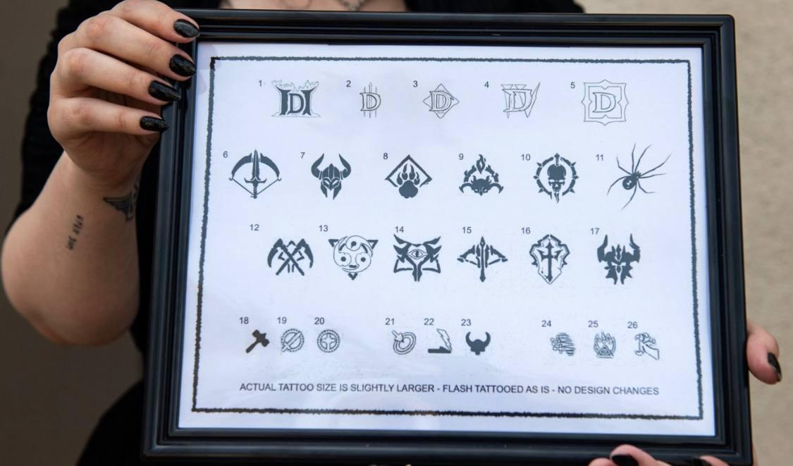 Blizzard предлагает сделать татуировку за Diablo IV