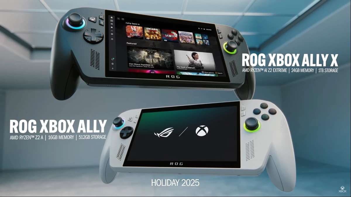 ROG Xbox Ally — та самая портативная консоль Microsoft и ASUS ROG Xbox Ally — та самая портативная консоль Microsoft и ASUS
