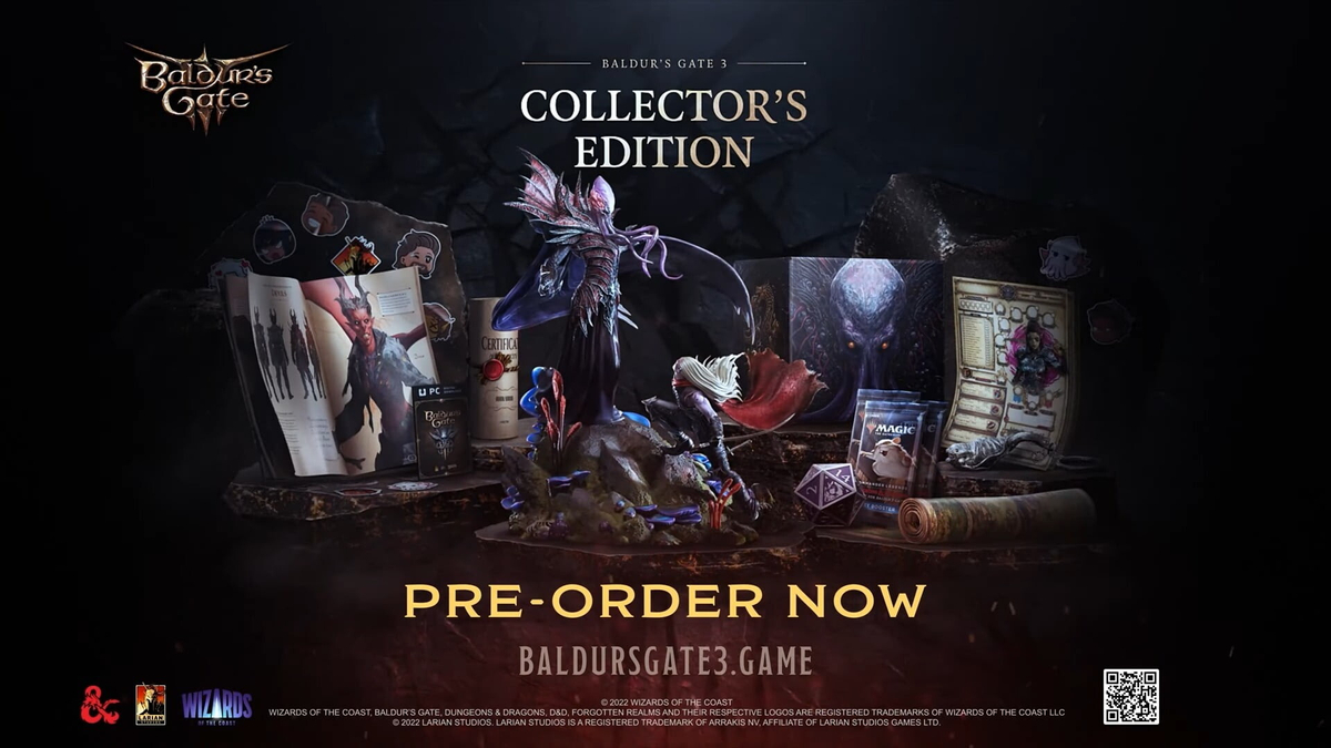 Коллекционное издание Baldur's Gate III с фигуркой и не только
