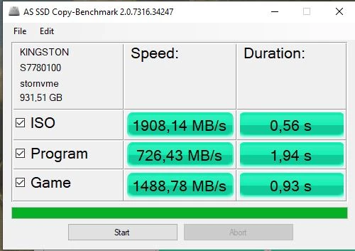 [Обзор] Kingston KC2500 NVMe SSD - топовый SSD для игр и не только