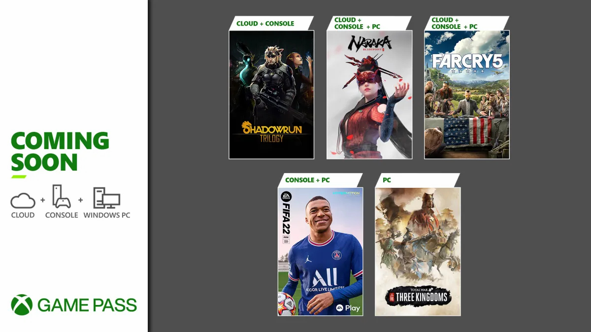 Far Cry 5, FIFA 22 и Naraka: Bladepoint появятся в Xbox Game Pass в июне-июле