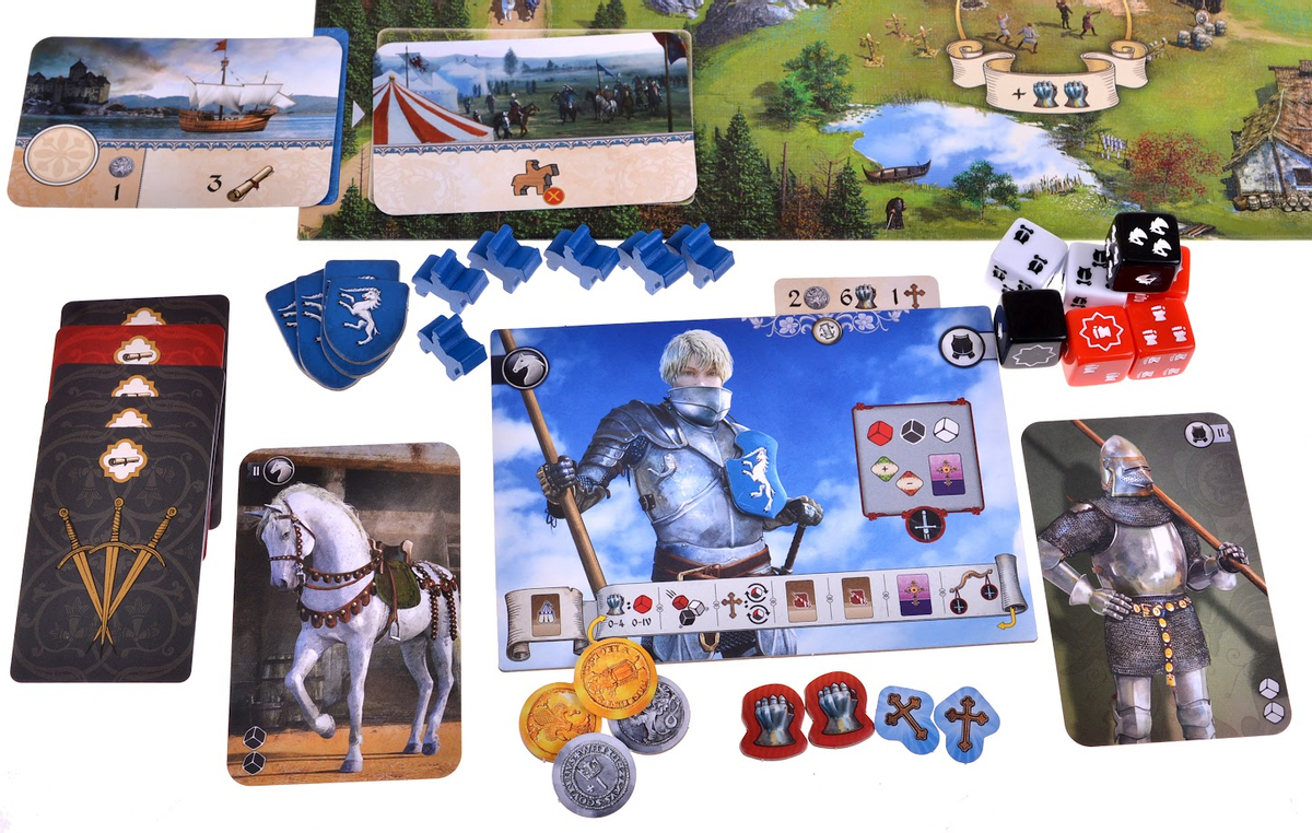 Настольная игра История рыцаря — увлекательные турниры и приключения, которые подходят как для компании, так и для соло