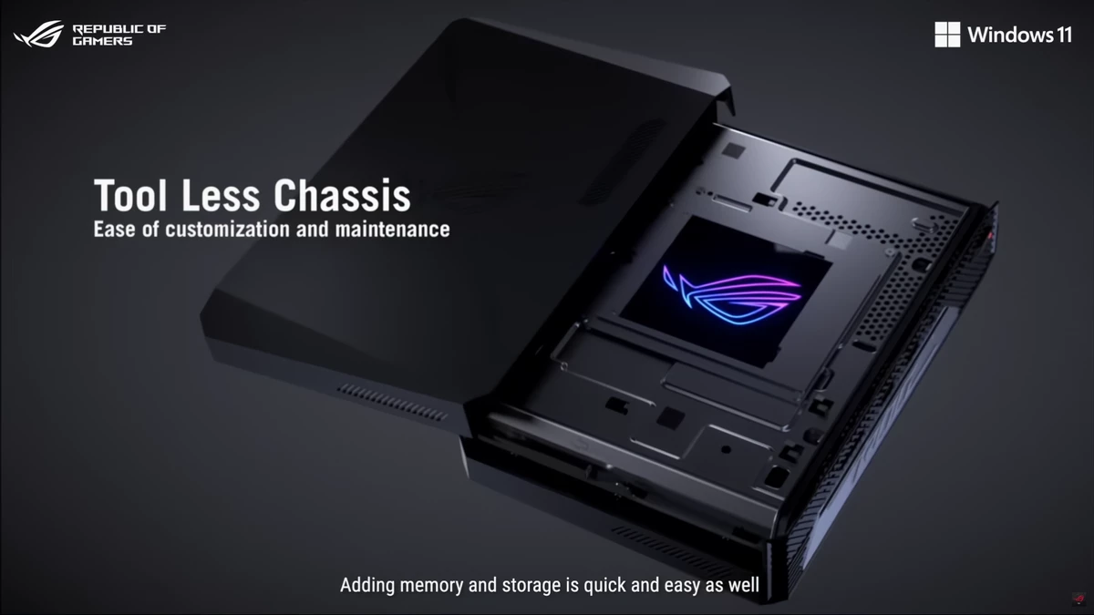 Официальные характеристики мини-ПК ASUS ROG NUC